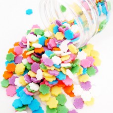 Suikerdecoratie bloemen 8mm. 55g.